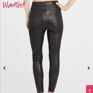 NWT Leather-Like Ankle Skinny Pant